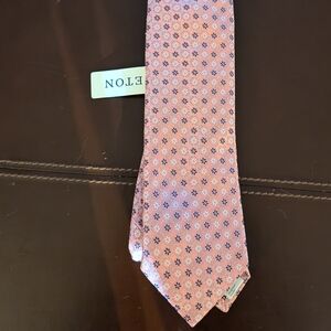 Eton Floral Pink Men's Silk Tie